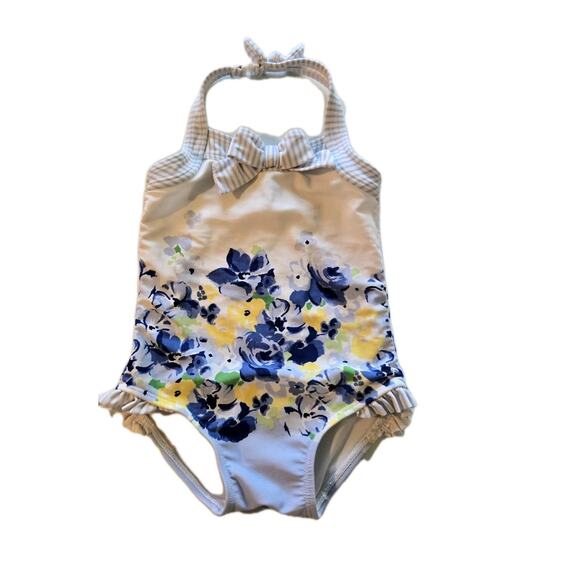 Janie &‎ Jack VTG Floral Bikikini Set Size 12-18 months - Picture 1 of 4